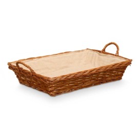 Многофункционална Кошница Kipit полиестер плетена ракита Плат 50 % памук 63 x 16 x 41 cm