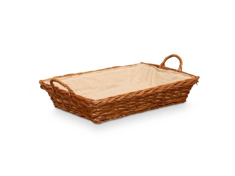 Многофункционална Кошница Kipit полиестер плетена ракита Плат 50 % памук 63 x 16 x 41 cm