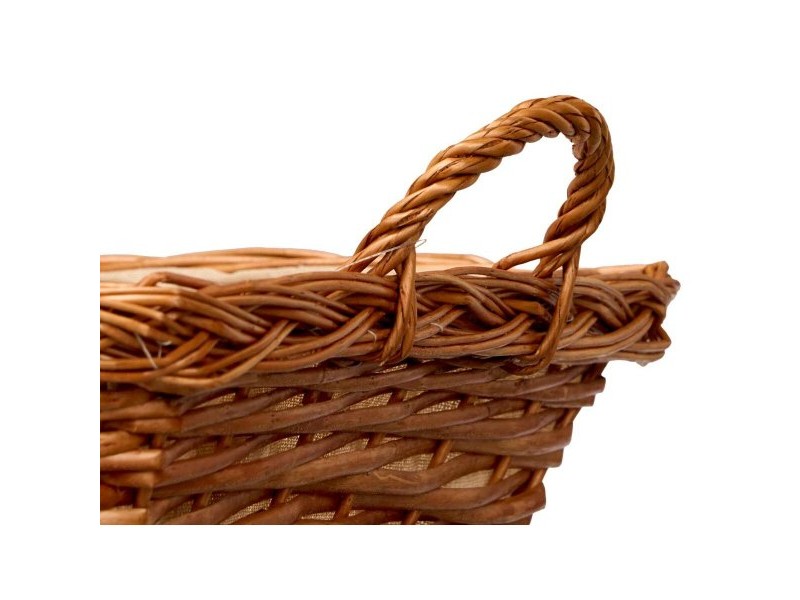 Многофункционална Кошница Kipit полиестер плетена ракита Плат 50 % памук 63 x 16 x 41 cm