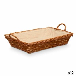 Многофункционална Кошница Kipit полиестер плетена ракита Плат 50 % памук 63 x 16 x 41 cm