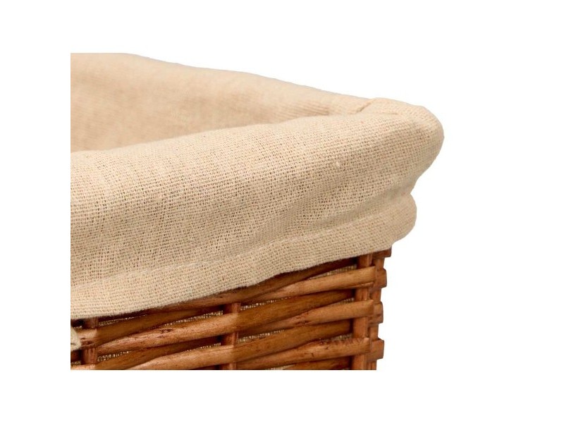 Комплект кошове Kipit полиестер плетена ракита Плат 50 % памук 39 x 16 x 30 cm 3 Части