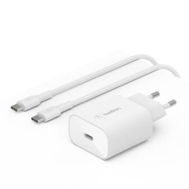 Зарядно за стена + USB-C кабел Belkin Бял 25 W (6 броя)