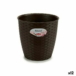Саксия Stefanplast Шоколад Пластмаса 19 x 17,5 x 19 cm (12 броя)