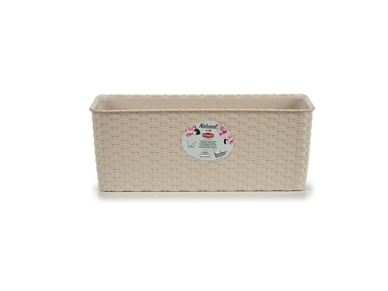 Саксия Stefanplast Бежов Пластмаса 15,5 x 13,5 x 38,5 cm (12 броя)