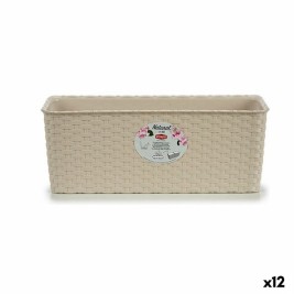 Саксия Stefanplast Бежов Пластмаса 15,5 x 13,5 x 38,5 cm (12 броя)