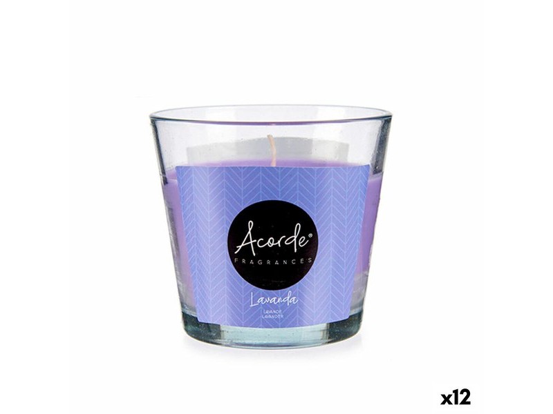 Ароматизирана Свещ Acorde Лавандула 120 g (12 броя)