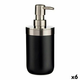 Дозатор за Сапун Berilo Черен Сребрист Неръждаема стомана Пластмаса 350 ml 9 x 17 x 8 cm (6 броя)