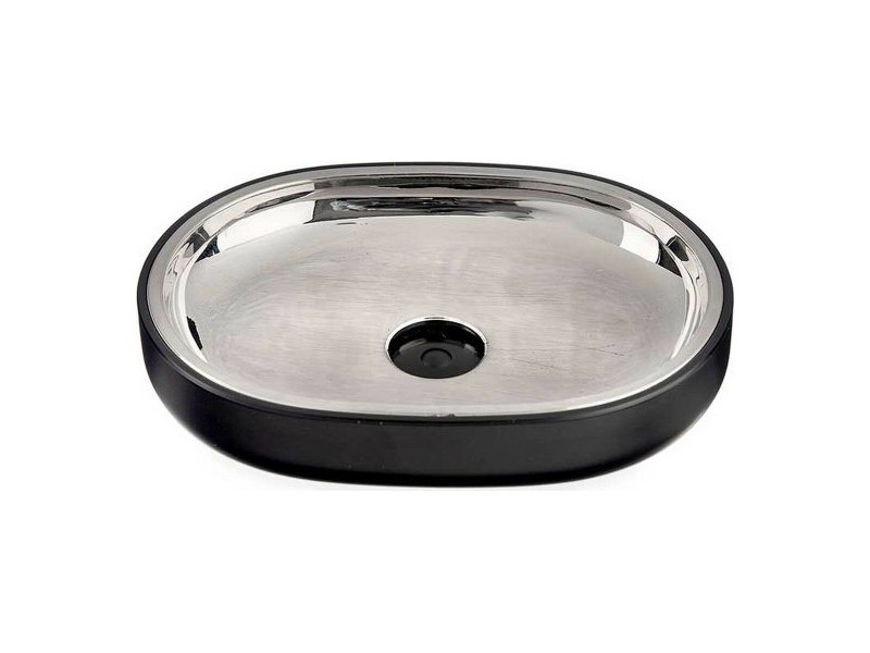 Cапунерка Berilo Черен Неръждаема стомана Пластмаса 9,5 x 2,5 x 13 cm 13 x 2,5 x 9,5 cm (6 броя)