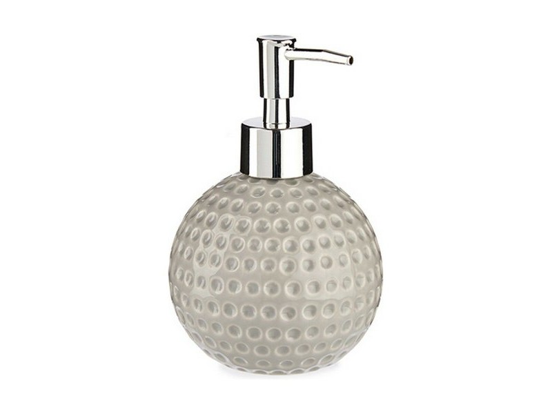 Дозатор за Сапун Berilo Golf Сив Метал Керамика 300 ml (12 броя)