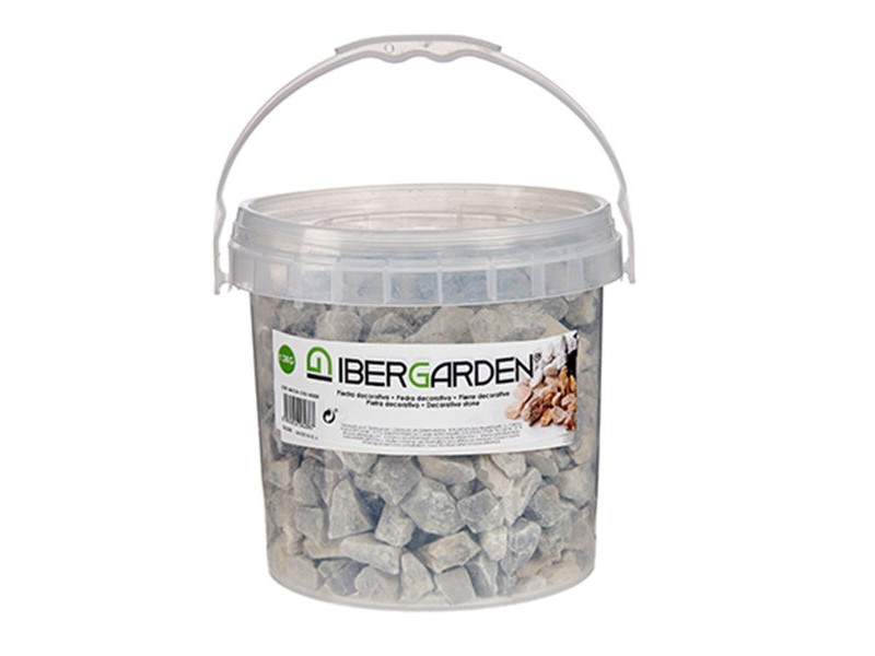 Декоративни Камъни Ibergarden Светло сив 3 Kg (4 броя)