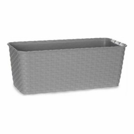 Саксия Stefanplast Сив Пластмаса 13 x 11 x 29 cm (12 броя)