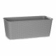 Саксия Stefanplast Сив Пластмаса 13 x 11 x 29 cm (12 броя) Саксия Stefanplast Сив Пластмаса 13 x 11 x 29 cm (12 броя)