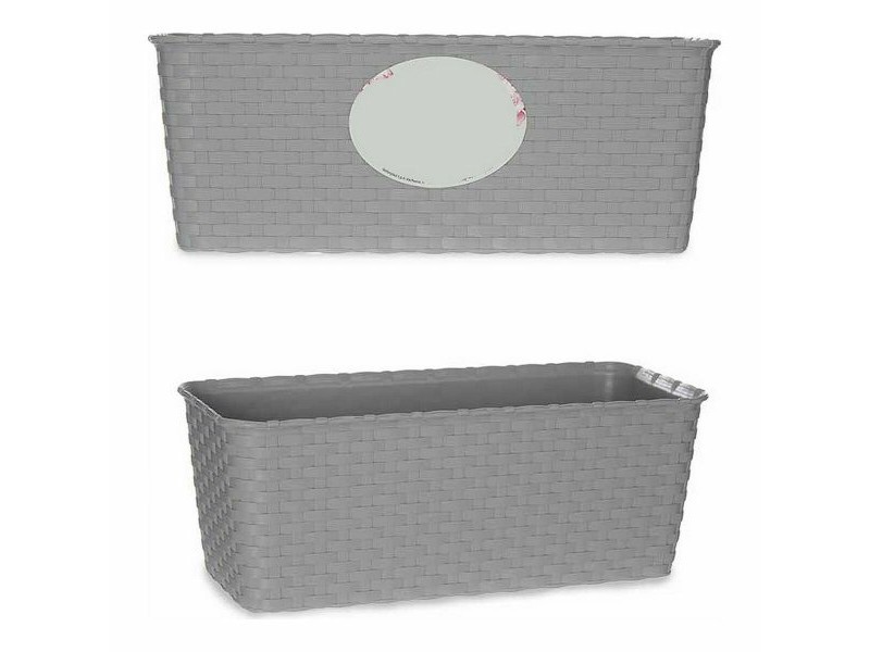 Саксия Stefanplast Сив Пластмаса 13 x 11 x 29 cm (12 броя) Саксия Stefanplast Сив Пластмаса 13 x 11 x 29 cm (12 броя)