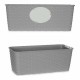 Саксия Stefanplast Сив Пластмаса 13 x 11 x 29 cm (12 броя) Саксия Stefanplast Сив Пластмаса 13 x 11 x 29 cm (12 броя)