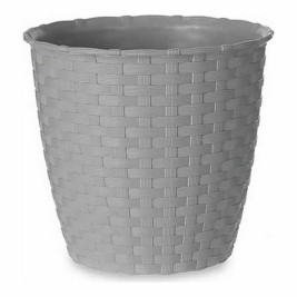 Саксия Stefanplast Сив Пластмаса 14 x 13 x 14 cm (12 броя)