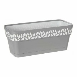 Саксия Stefanplast Cloe Бял Сив Пластмаса 13,3 x 12,3 x 29,3 cm (12 броя)