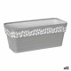 Саксия Stefanplast Cloe Бял Сив Пластмаса 13,3 x 12,3 x 29,3 cm (12 броя)