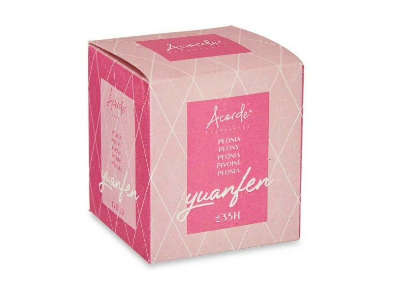 Ароматизирана Свещ Acorde Божур 120 g (12 броя)