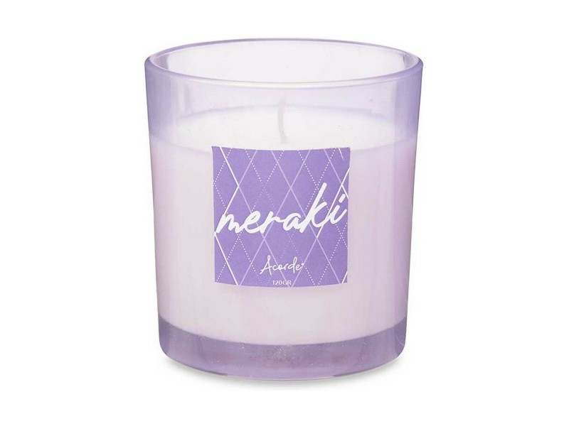 Ароматизирана Свещ Acorde Виолетов 120 g (12 броя)