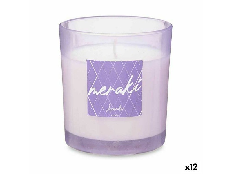 Ароматизирана Свещ Acorde Виолетов 120 g (12 броя)