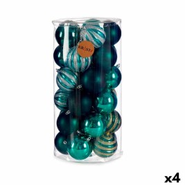 Комплект Коледни Топки Krist+ Син PVC (4 броя)