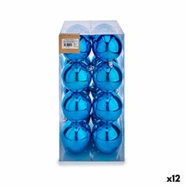 Комплект Коледни Топки Krist+ Син Пластмаса (12 броя)