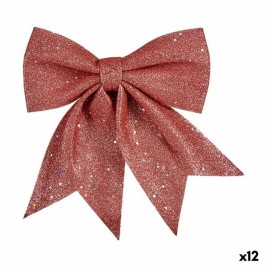 Коледна Украса Krist+ Розов полистирен Пластмаса Ласо 20,5 x 3 x 25,5 cm (12 броя)