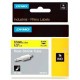 Ламинирана лента за етикетиране Rhino Dymo ID1-12 Жълт Черен 12 x 1,5 mm (5 броя)