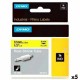 Ламинирана лента за етикетиране Rhino Dymo ID1-12 Жълт Черен 12 x 1,5 mm (5 броя)