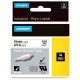Комплект Термосвиваеми Тръби Rhino Dymo ID1-19 19 x 1,5 mm Черен Бял (5 броя)