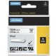 Ламинирана лента за етикетиране Rhino Dymo ID1-12 12 x 5,5 mm Черен Бял Винил Самозалепващи (5 броя)
