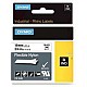 Ламинирана лента за етикетиране Rhino Dymo ID1-19 19 x 3,5 mm Черен Бял Самозалепващи (5 броя)