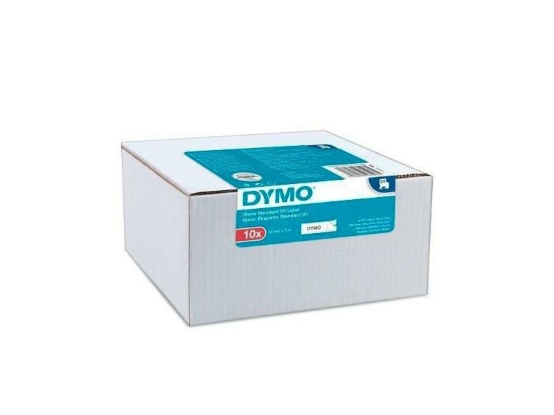 Ламинирана лента за етикетиране Dymo Бял Черен Самозалепващи 10 Части (12 броя)