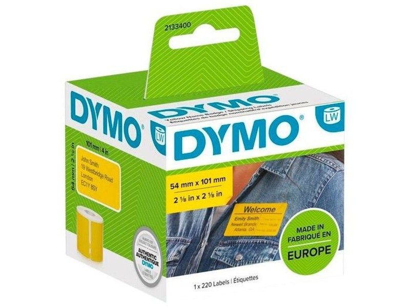 Етикети за принтер Dymo Label Writer Жълт 220 Части 54 x 7 mm (6 броя) Етикети за принтер Dymo Label Writer Жълт 220 Части 54 x 7 mm (6 броя)