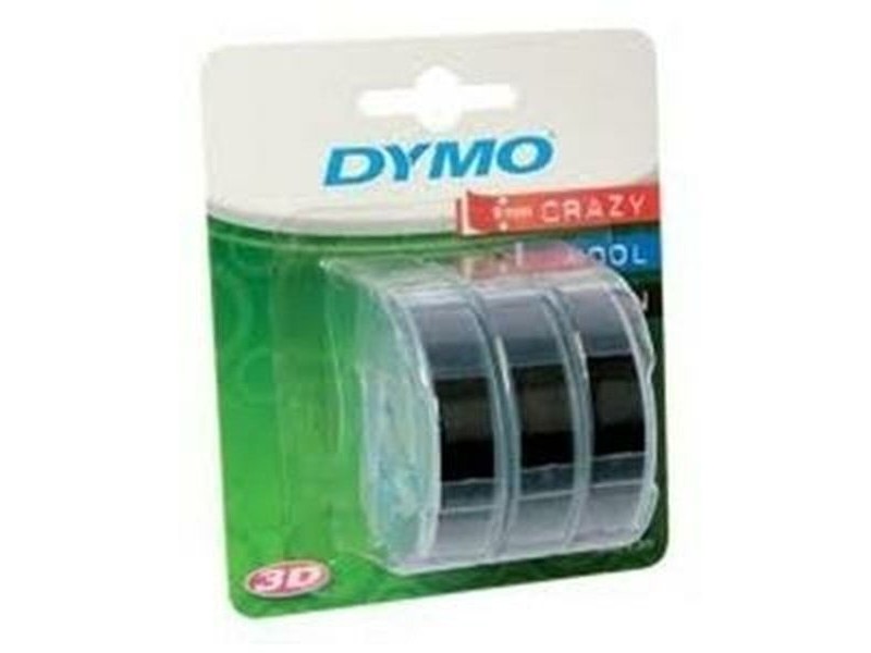 Ламинирана лента за етикетиране Dymo 84773 9 mm x 3 m Черен Бял (5 броя)