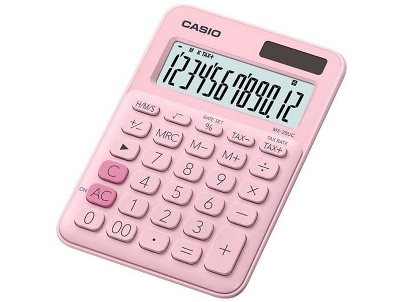 Калкулатор Casio MS-20UC Розов 2,3 x 10,5 x 14,95 cm (10 броя)