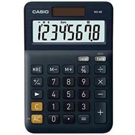 Калкулатор Casio MS-8E Черен (10 броя)