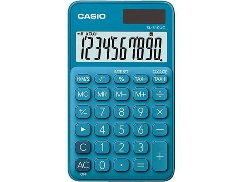 Калкулатор Casio SL-310UC Син (10 броя)