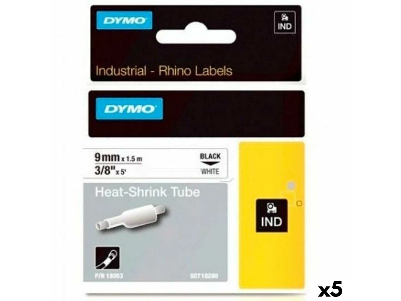 Ламинирана лента за етикетиране Dymo Rhino ID1-9 1,5 m 9 mm (5 броя)