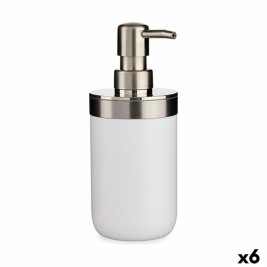 Дозатор за Сапун Berilo Бял Сребрист Пластмаса 350 ml 8 x 17 x 9 cm 9 x 17 x 8 cm (6 броя)