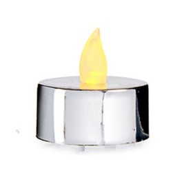 Комплект Свещи Gift Decor Сребрист Сребро 4 x 4 x 3,7 cm 13,5 x 17 x 4 cm (12 броя)