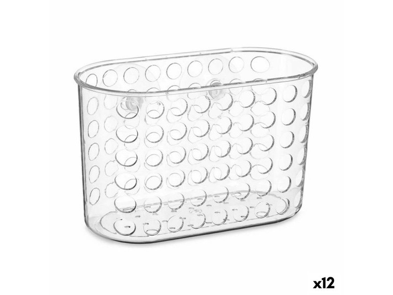 Подложка Органайзер за Вана Berilo Прозрачен PVC Пластмаса 19,3 x 12 x 9 cm (12 броя)