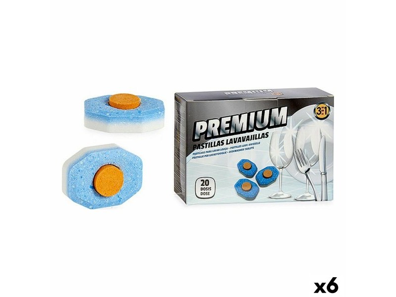Капсули за съдомиялна Premium 3 в 1 Комплект (6 броя)