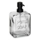 Дозатор за Сапун Berilo Pure Soap Черен Кристал Пластмаса 570 ml 10 x 18 x 6 cm (6 броя) Дозатор за Сапун Berilo Pure Soap Черен Кристал Пластмаса 570 ml 10 x 18 x 6 cm (6 броя)