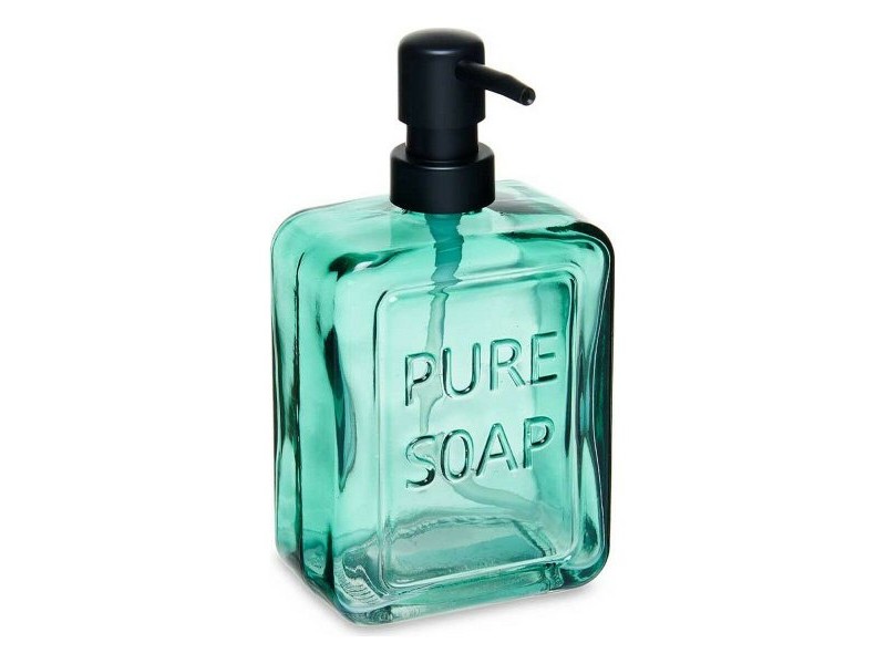 Дозатор за Сапун Berilo Pure Soap Зелен Кристал 570 ml 10 x 18 x 6 cm (6 броя)