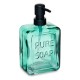 Дозатор за Сапун Berilo Pure Soap Зелен Кристал 570 ml 10 x 18 x 6 cm (6 броя)