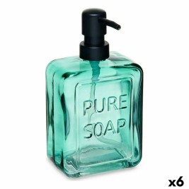Дозатор за Сапун Berilo Pure Soap Зелен Кристал 570 ml 10 x 18 x 6 cm (6 броя)
