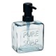 Дозатор за Сапун Berilo Pure Soap Черен Кристал Пластмаса 250 ml 9 x 15 x 5 cm (12 броя)