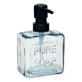 Дозатор за Сапун Berilo Pure Soap Черен Кристал Пластмаса 250 ml 9 x 15 x 5 cm (12 броя)