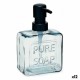 Дозатор за Сапун Berilo Pure Soap Черен Кристал Пластмаса 250 ml 9 x 15 x 5 cm (12 броя)